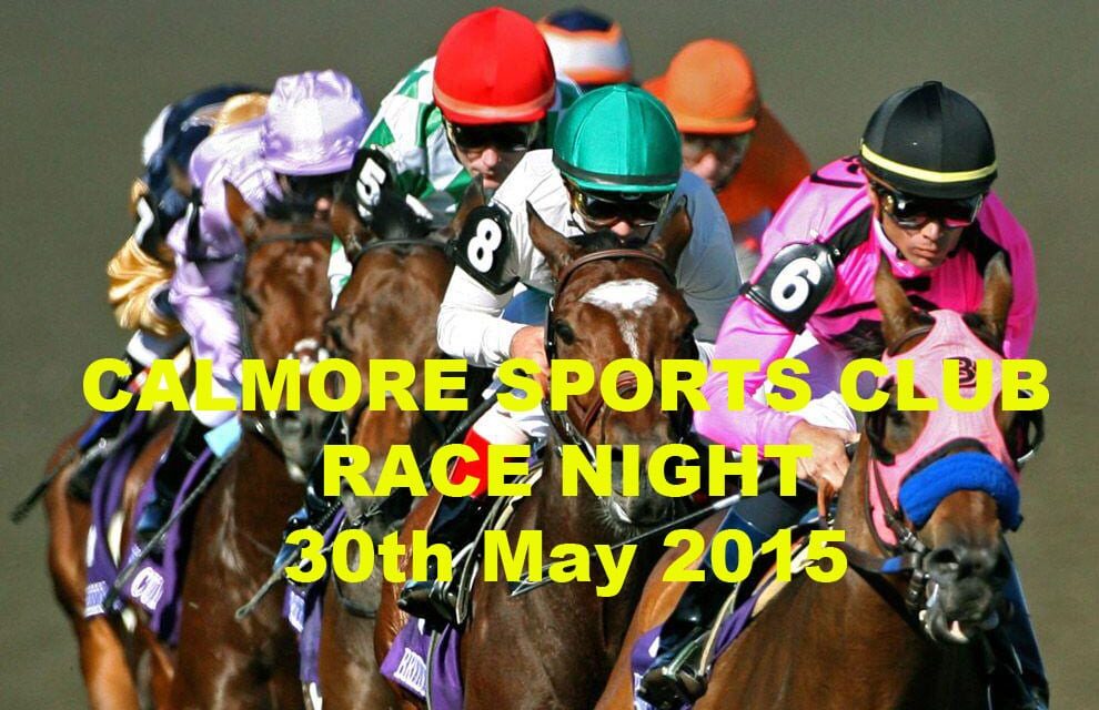 Race Night – Saturday 30th May